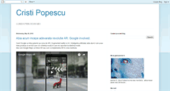 Desktop Screenshot of cristipopescu.blogspot.com
