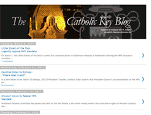 Tablet Screenshot of catholickey.blogspot.com