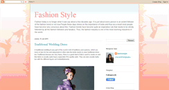 Desktop Screenshot of fashionstylebrand.blogspot.com