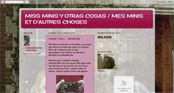 Desktop Screenshot of misminisyotrascosas.blogspot.com