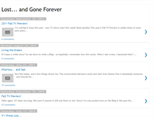 Tablet Screenshot of lost-and-gone-forever.blogspot.com