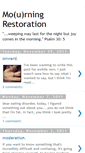 Mobile Screenshot of mourningrestoration.blogspot.com