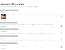 Tablet Screenshot of mourningrestoration.blogspot.com