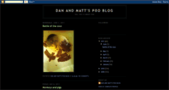 Desktop Screenshot of danandmattspooblog.blogspot.com