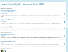 Tablet Screenshot of lyceedecklondontrip.blogspot.com