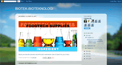 Desktop Screenshot of biotek-bioteknologi.blogspot.com