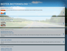 Tablet Screenshot of biotek-bioteknologi.blogspot.com