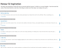 Tablet Screenshot of honourandinspiration.blogspot.com