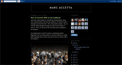 Desktop Screenshot of marc-accetta.blogspot.com