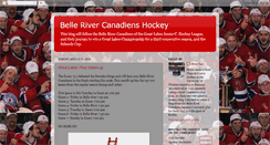 Desktop Screenshot of bellerivercanadiens.blogspot.com
