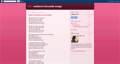 Desktop Screenshot of mutiaralyrics.blogspot.com