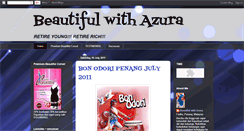 Desktop Screenshot of beautifulwithazura.blogspot.com