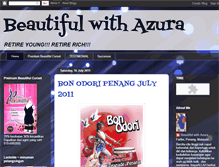 Tablet Screenshot of beautifulwithazura.blogspot.com