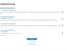 Tablet Screenshot of hotlistcentral.blogspot.com