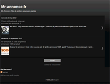 Tablet Screenshot of mr-annonce.blogspot.com
