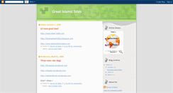 Desktop Screenshot of greatislamicsites.blogspot.com