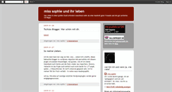 Desktop Screenshot of mssophie.blogspot.com