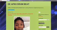 Desktop Screenshot of deafrodrumbeat.blogspot.com