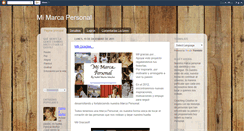 Desktop Screenshot of marcapersonalcoachingcreativo.blogspot.com