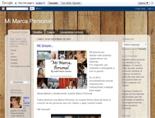 Tablet Screenshot of marcapersonalcoachingcreativo.blogspot.com