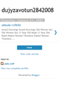 Mobile Screenshot of dujyzavotun2842008.blogspot.com