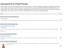Tablet Screenshot of fluidfitness.blogspot.com