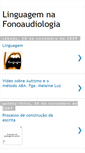 Mobile Screenshot of linguagemnafonoaudiologia.blogspot.com