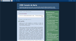 Desktop Screenshot of cebecorazondemaria.blogspot.com