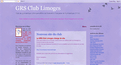 Desktop Screenshot of grs-club-limoges.blogspot.com