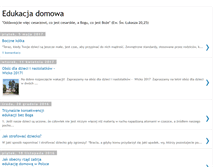 Tablet Screenshot of edukacjadomowa.blogspot.com