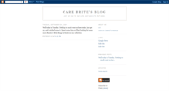 Desktop Screenshot of carebrite.blogspot.com