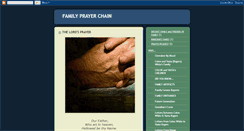 Desktop Screenshot of familyprayerrequest.blogspot.com