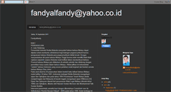 Desktop Screenshot of fandyalfandyyahoocoid.blogspot.com