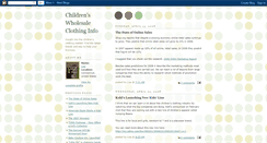 Desktop Screenshot of childrens-wholesale.blogspot.com