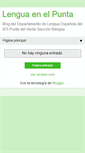 Mobile Screenshot of lenguaenelpunta.blogspot.com