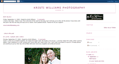 Desktop Screenshot of kristiwilliamsphotography.blogspot.com