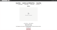 Desktop Screenshot of kalewa--musik.blogspot.com