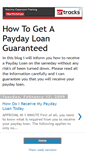 Mobile Screenshot of paydayloanguaranteed.blogspot.com