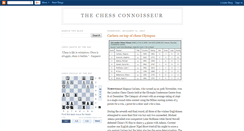 Desktop Screenshot of chessconnoisseur.blogspot.com