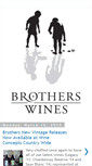 Mobile Screenshot of brotherswines.blogspot.com