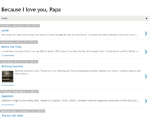 Tablet Screenshot of becauseiloveyoupapa.blogspot.com