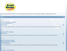 Tablet Screenshot of craftbookslovers.blogspot.com