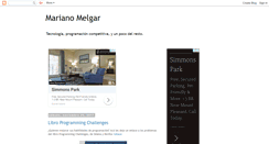 Desktop Screenshot of marianomelgar.blogspot.com