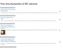 Tablet Screenshot of humanitiesspclibraries.blogspot.com