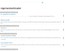 Tablet Screenshot of nigerianstocktrader.blogspot.com
