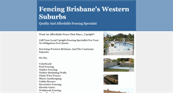 Desktop Screenshot of fencingbrisbanewesternsuburbs.blogspot.com