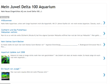 Tablet Screenshot of mein-juwel-delta100-aquarium.blogspot.com