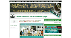 Desktop Screenshot of masjiddarulehsan.blogspot.com