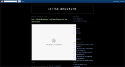 Desktop Screenshot of little-brooklyn.blogspot.com