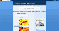 Desktop Screenshot of darwinamcabizdegismedik.blogspot.com